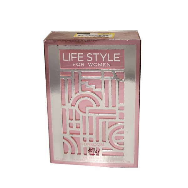 ادکلن زنانه لایف استیل صورتی LONKOOM LIFE STYLE - Image 3